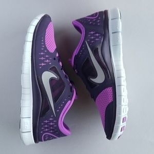NIKE Women's Run Shoes 510643 FREE RUN+ 3 (Size 7)